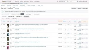 Amazon Seller Central inventory manager