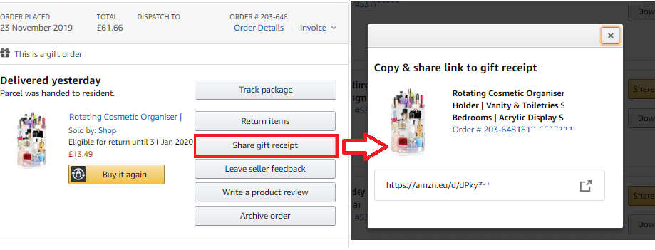 Image: Receipt Sharing Process