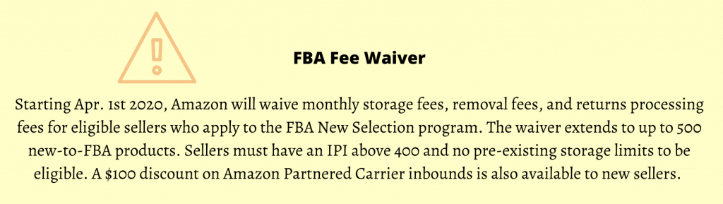 Image: Fee waiver