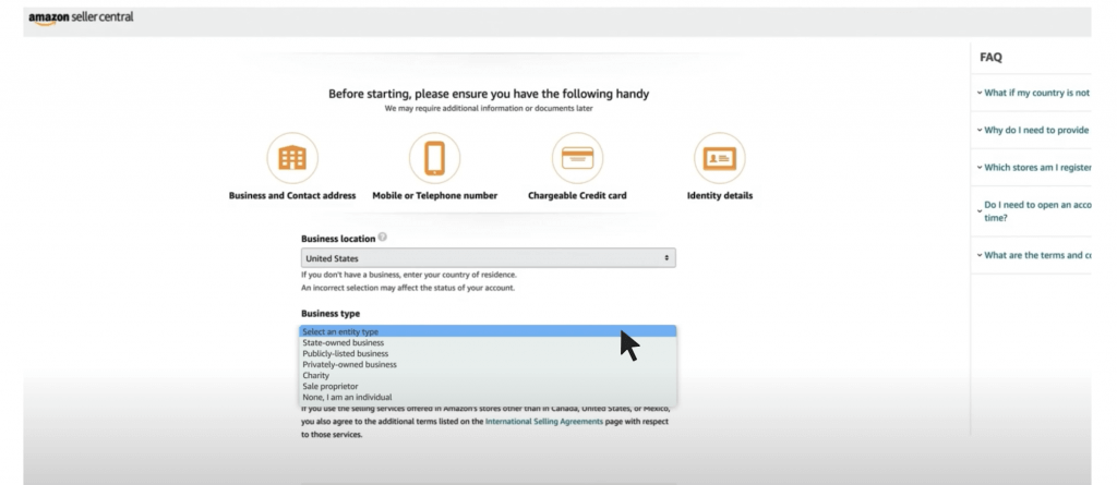 Documents Requirements to Create  Seller Central Account