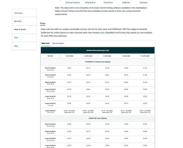 Image: New MCF Fee Calculator