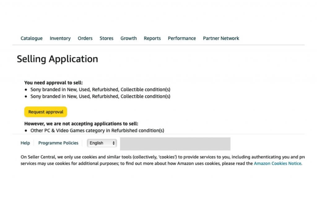 Image: Selling Application