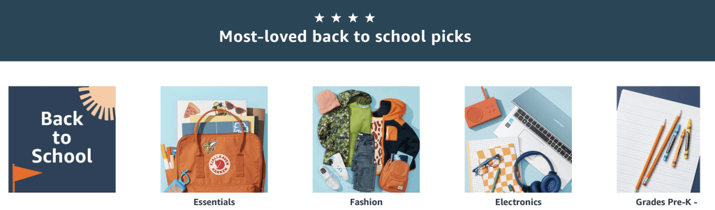 Image: Amazon's most loved back to school picks
