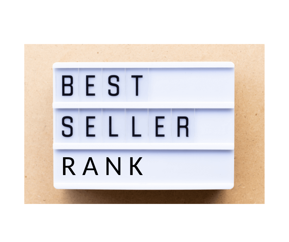 Image: sign saying Best Seller Rank