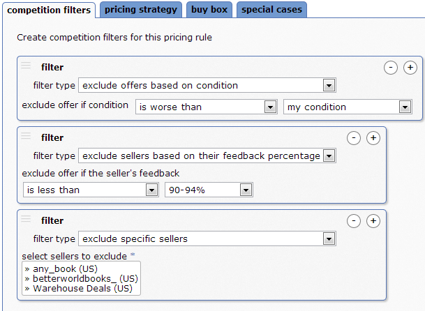 Competitor Identity in Sellery