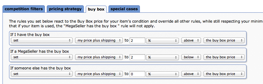 Buy Box Strategies