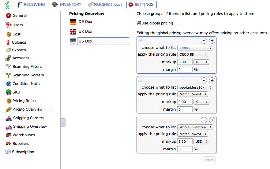 Pricing Overview