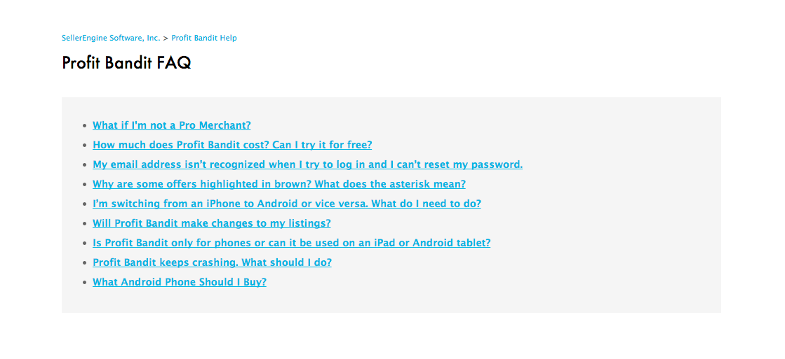 Profit Bandit FAQ