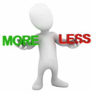 More Less