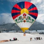 Tibetan flag balloon