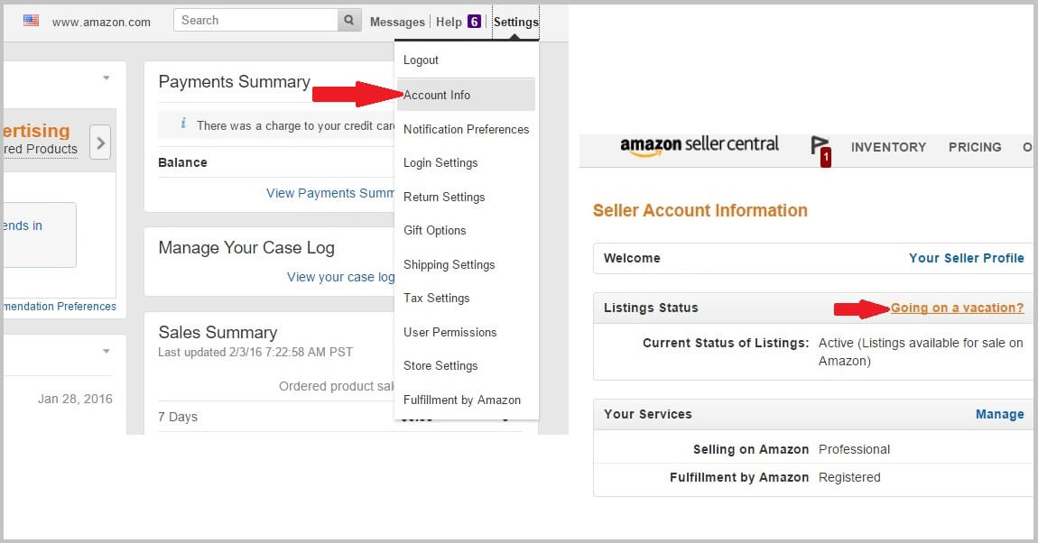 amazon seller central sign up