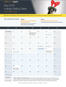 Key FBA Dates