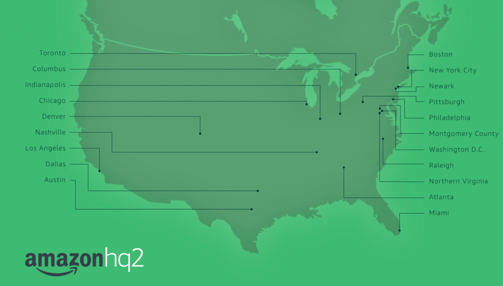 HQ2 locations