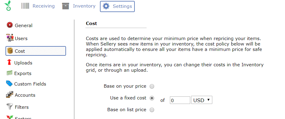 Image: cost